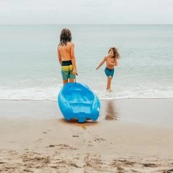 Pelican Sport Combo - 2 Solo Kids Kayaks With Paddles - Yellow/Blue -Pelican Sport Boating Combo Solo Bleu Poignee LS1