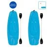 Pelican Sport Combo - 2 Solo Kids Kayaks With Paddles - Blue -Pelican Sport Boating Combo Solo Bleu Poignee TOP
