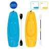 Pelican Sport Combo - 2 Solo Kids Kayaks With Paddles - Yellow/Blue -Pelican Sport Boating Combo Solo Jaune Bleu Poignee TOP