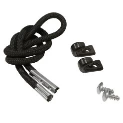 Black 20" (51 Cm) Paddle Tie-down With Hook